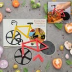 Bicycle Pizza Cutter (1 Pc): Stainless Steel, Unbreakable Handle - Image 2