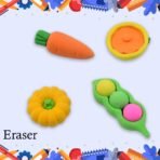 Mix Design Fancy Stylish Colorful Erasers Set | Unique & Fun Stationery Collection for School Supplies & Student Gifts - Image 3