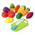 Dollura Plastic Fruits Veggies Exclusive Collection of Realistic Sliceable Fruits