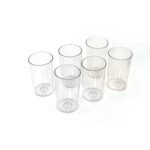 Classic Plastic Glass Set of-6 (Each Glass 350ml)