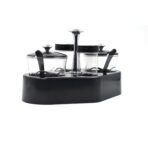 Ganesh tendy Condiment set For Kitchen Transparent jar For Easy To Access Spice 1 Piece Spice Set (Plastic)