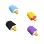 Dessert Erasers Set: Donut, Lollipop, Ice Cream, Cone Shapes ?Fun B'Day Return Gift