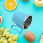 300ml Stainless Steel Mug: Insulated, Leakproof Lid, Hot/Cold Drinks (Mix Color) - Image 2