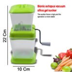 Small Onion Chopper Vegetable Chopper Quick Cutter with Rotating Blade - Image 4