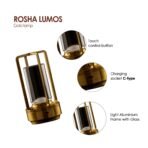 Lantern Lamp: Rechargeable LED with Colors for Bedroom Restaurant - Image 5