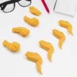 Chicken Wings & Legs Eraser Set (8 Pcs) ?Fun Novelty Pencil Rubber for Students & School Gifts