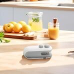 Mini Bag Sealer, in Seal Cutter Heat Sealers, TYPE-C USB Charging Portable Bag Reseller, Handle Food Sealer, Sealing Machine for Food Storage Plastic Bags Snacks Keep Food Fresh - Image 5