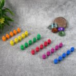 Pencil Top Eraser (1 Pc) ?Mix Color Rubber Eraser Caps for Students & School
