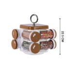 Storewell Plastic Spice Rack - Set of 8 - Image 5