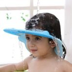 Baby Silicone Shower Cap Adjustable Bath Visor for Infants Toddlers (1 Pc Small) Eye Ear Protection Hat for Tear-Free Shampoo Time - Image 2