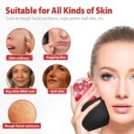 Face Ice Roller Massager for Swelling Puffiness Reduction (Black) - Image 2