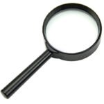 50mm Real Glass Magnifying Lens | High-Quality Magnifier for Reading, Close-Up Work & Detailed Inspections