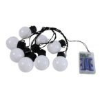 Battery-Powered LED String Lights Warm, Energy-Efficient Glow