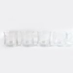 Glass Mug Cup Set 3 Pc Mugs Water Glass 4-Piece Set for Home Office Use