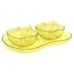 Shape Tray Bowl Used For Serving Snacks And Various Food Stuffs.