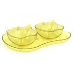Shape Tray Bowl Used For Serving Snacks And Various Food Stuffs.