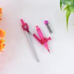 Student Geometry Compass Set (4-in-1) ?Compact Math Tool Kit for Drawing & Measuring