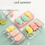 SILICONE POPSICLE MOLDS, REUSABLE ICE CREAM MOLDS WITH STICKS AND LIDS. MUST-HAVE POPSICLE MOLD FOR SUMMER - Image 2