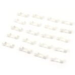 Plastic Clips Stronger Tape Cable Manager Wire Manager Wire Clamp Wire Clips for Cable| Cable Organizer Cord Holder Cord Clips for Car, Office and Home