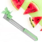 Stainless Steel Watermelon Cutter Windmill Slicer & Peeler ? Easy-to-Use Kitchen Tool for Effortless Fruit Slicing and Preparation at Home - Image 2