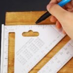 Light Weight Double-Sided Scale Triangle: Precision Measurement Hand Tool for Accurate Angles and Dimensions - Image 4