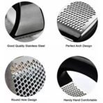 Stainless Steel Garlic Press and Crusher Effortlessly Mince Garlic in Seconds, Quick, and Easy to Use for Convenient Kitchen Prep Single Pack - Image 3
