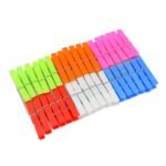 Multi-Purpose Plastic Clothes Clips Set of 144 Durable Clips for Hanging and Drying Clothes, Ideal for Home, Laundry, and Outdoor Use