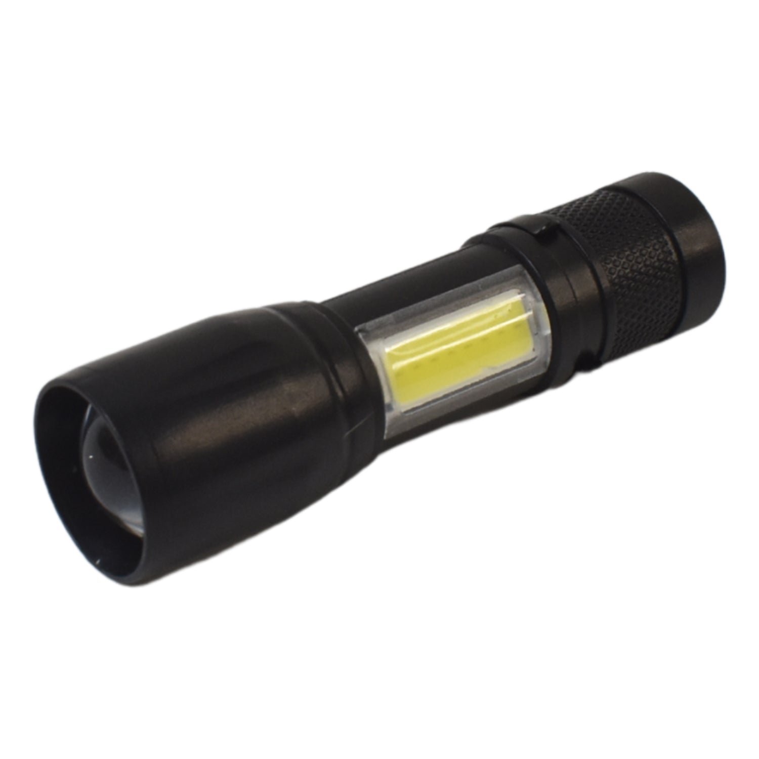 5_0ad2571c-1156-43b8-88e0-0d8173f0d44b.jpg LED USB Rechargeable Mini Flashlight ? Ultra-Bright Zoom & COB Side Lantern, Tactical Emergency Light - Image 1