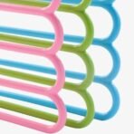 5-in-1 Multipurpose Assorted Plastic Hanger (5-Layer): Durable and Space-Saving Closet Organizer for Clothes & Accessories - Image 2