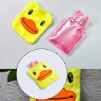 Yellow Duck small Hot Water Bag with Cover for Pain Relief, Neck, Shoulder Pain and Hand, Feet Warmer, Menstrual Cramps. - Image 4