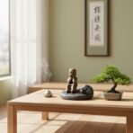 Serene Thinking Monk Statue - Cute Baby Buddha Figurine - Zen Contemplation Sculpture for Home Decor, Meditation, and Peace Gift - Image 4
