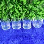 Glass Mug Cup Set 3 Pc Mugs Water Glass 4-Piece Set for Home Office Use - Image 4