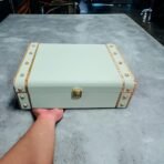 Jewelry Box Organizer for Women ?Luxury  Storage Box , Lockable Display Case for Rings, Necklaces, Watches & Accessories Availabel in Black, Red,Pink,Golde ,White (White) - Image 2