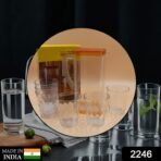 Resistant Glass Jug for Juice, Milk, Cold or Hot Beverages (plastic) - Image 2
