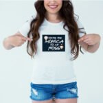 Designer Printed T-Shirt :: Design type - You Are The Monica To My Ross - Cloth type : DOT-KNIT