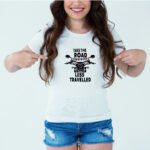 Designer Printed T-Shirt :: Design type - Take The Road Less Travelled - Cloth type : Polyester