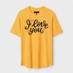 Yellow Unisex Polyster Regular Fit Printed Round Neck T-Shirt