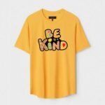 Yellow Unisex Polyster Regular Fit Printed Round Neck T-Shirt