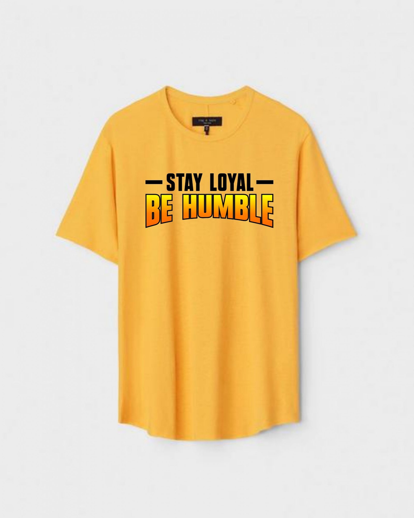 YLW-CTN-Q-001-scaled-1.jpg Yellow Unisex DOT KNIT Regular Fit Printed Round Neck T-Shirt - Image 1