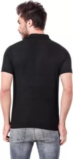 One-H Men's Polo Neck Short Sleeve Casual Tshirt Combo of Maroon, Black, Grey colors (Pack of 3) - Image 2